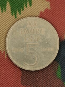 Gedenkmünze 5 Mark 1969, 20 Jahre DDR