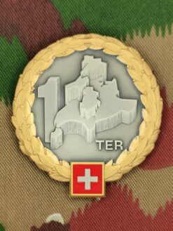 Béretemblem Territorialdivision 1 Goldkranz, Variante 1