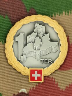 Béretemblem Territorialdivision 1 Goldkranz, Variante 2