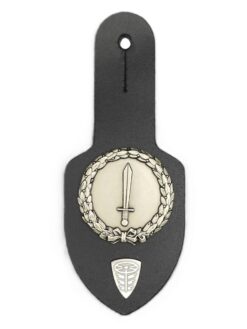 Brusttaschenanhänger Militärpolizist / Verkehrssoldat mit Spezialistenabzeichen Fahrer B1 / C1