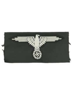 Ärmeladler, Waffen-SS, für Mannschaften, gewobenes Stoffstück, Reproduktion