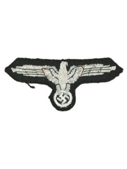 Ärmeladler, Waffen-SS, für Offiziere, gestickt, Variante 3, Reproduktion