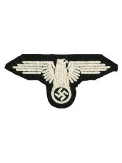 Ärmeladler, Waffen-SS, für Mannschaften, gestickt, Variante 2, Reproduktion
