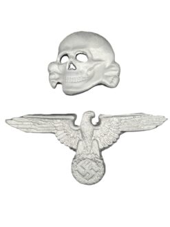 Mützenabzeichen, Waffen-SS, Reproduktion, Set