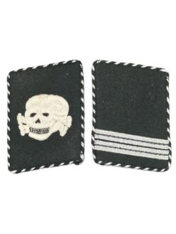 Kragenspiegel, Waffen-SS, (04) SS-Rottenführer, Reproduktion, Set