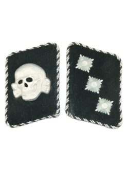 Kragenspiegel, Waffen-SS, (15) SS-Untersturmführer, Reproduktion, Set