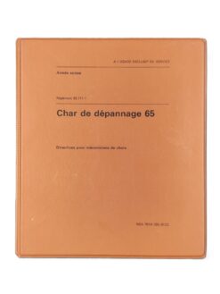 Règlement 65.711 f, Char de dépannage 65, 1984