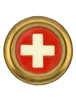 Kokarde Ord. 1898 zu Feldmütze für Subalternoffiziere und Mannschaften der Truppeneinheiten des Bundes, Gold, Variante 3