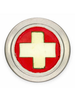 Kokarde Ord. 1898 zu Feldmütze für Subalternoffiziere und Mannschaften der Truppeneinheiten des Bundes, Silber, Variante 2