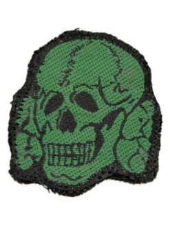 Mützenabzeichen, Totenkopf, Waffen-SS, Stoff, Variante 2, Reproduktion
