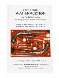 Katalog, Ostschweizer Waffenauktion Nr. 01, 1996