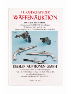 Katalog, Ostschweizer Waffenauktion Nr. 11, 2001