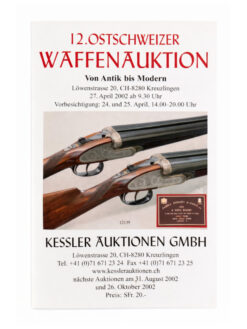 Katalog, Ostschweizer Waffenauktion Nr. 12, 2002