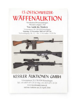 Katalog, Ostschweizer Waffenauktion Nr. 15, 2003