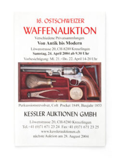 Katalog, Ostschweizer Waffenauktion Nr. 16, 2004