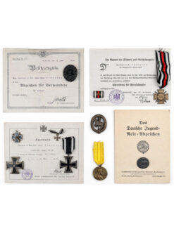 Nachlass, Deutsches Heer, Infanterie Landwehr, Leutnant Otto Hans Furtkamp