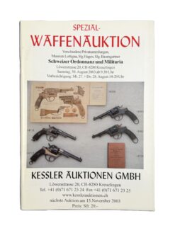 Katalog, Spezial-Waffenauktion, 2003
