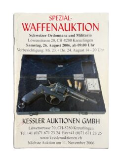 Katalog, Spezial-Waffenauktion, 2006