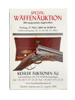 Katalog, Spezial-Waffenauktion, 2009