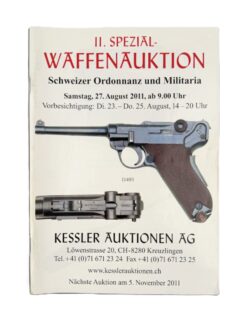 Katalog, Spezial-Waffenauktion, 2011