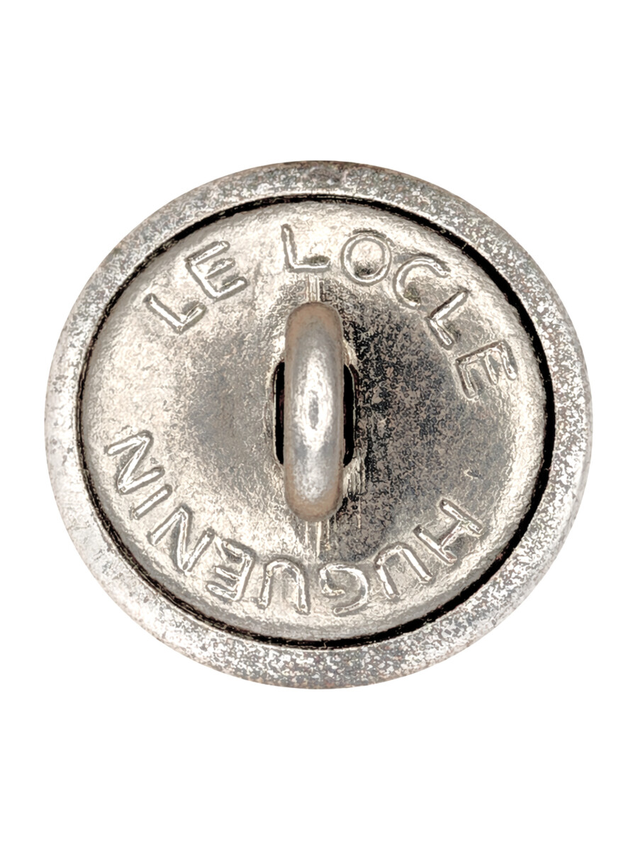 Uniformknopf Ord. 1898 für Offiziere, 15.3 mm, Silber, Huguenin – Bild 2