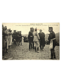 Postkarte Kaisermanöver 1912, Armeeführung