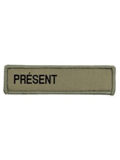 Namensschild Ord. 2004, PRÉSENT, Reproduktion