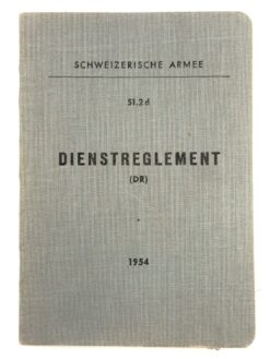 Reglement 51.2 d, DIENSTREGLEMENT (DR) 1954, 1960 (05)