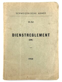 Reglement 51.2 d, DIENSTREGLEMENT (DR) 1954, 1960 (06)